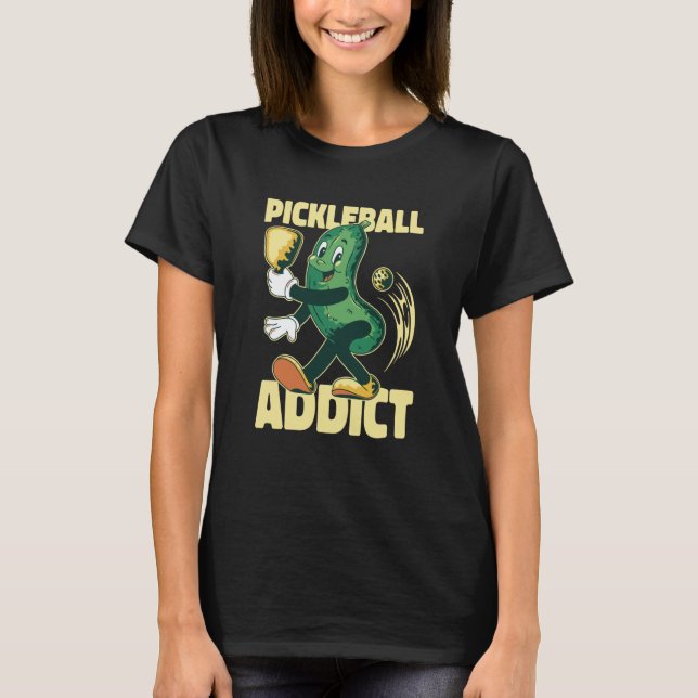 Pickleball Addict Pickle Pickleball Player Boys Gi T-Shirt (Front)