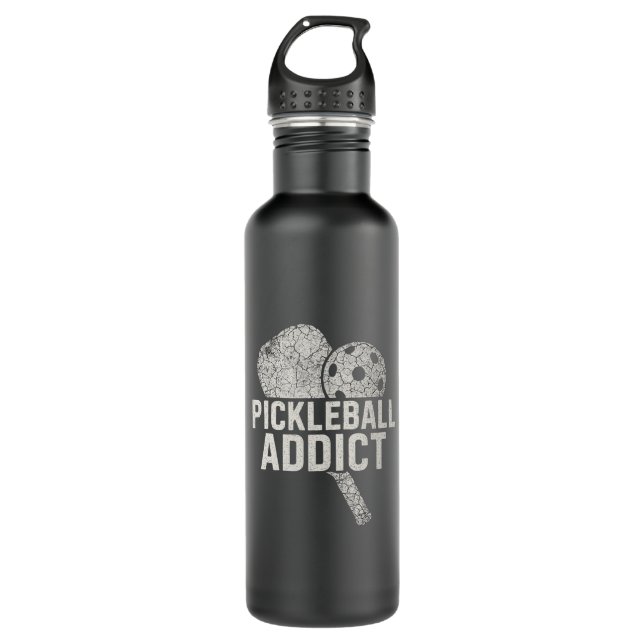 Pickleball Addict Premium 710 Ml Water Bottle (Front)