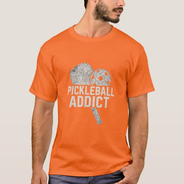 Pickleball Addict Premium T-Shirt (Front)