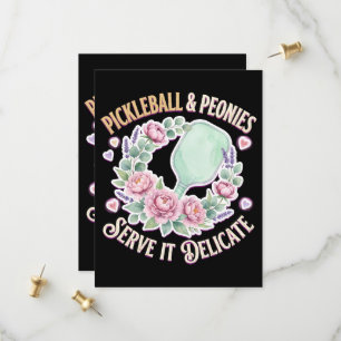 Pickleball And Peonies Serve It Delicate Save The Date