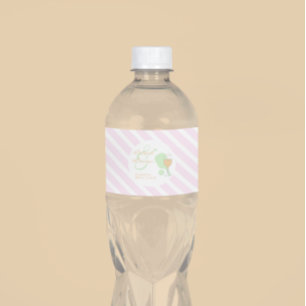 Pickleball and Prosecco Bridal Shower Water Bottle Label