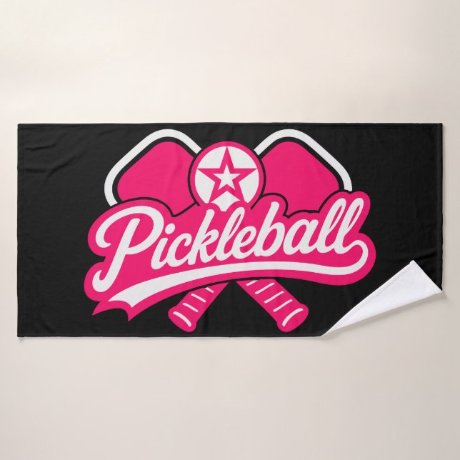 Pickleball Apparel Players Bath Towel (Bath Towel)