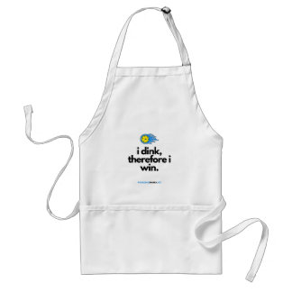 Pickleball Apron: I dink, therefore I am! Standard Apron