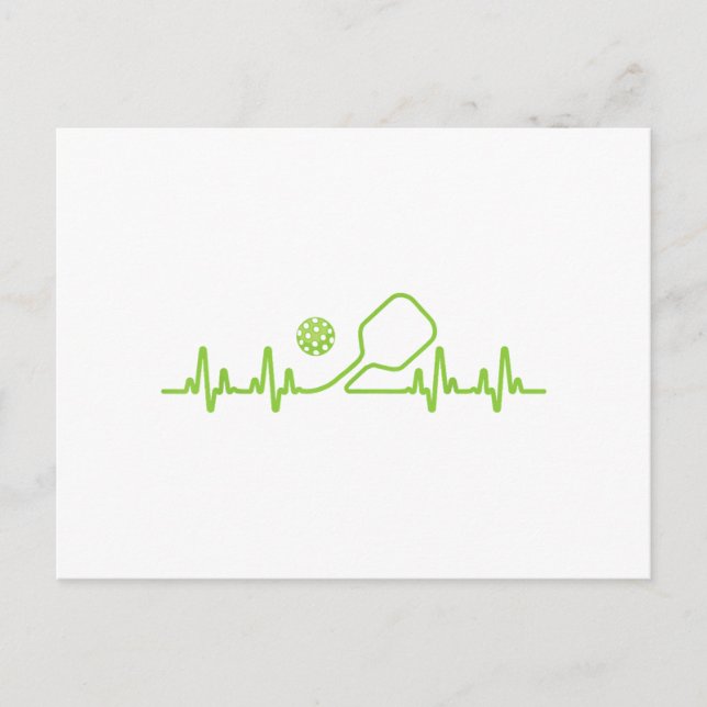 Pickleball Art For Men Women Pickle Ball Picklebal Postcard (Front)