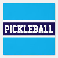 PICKLEBALL Athletic Navy Azure Blue White Stripes
