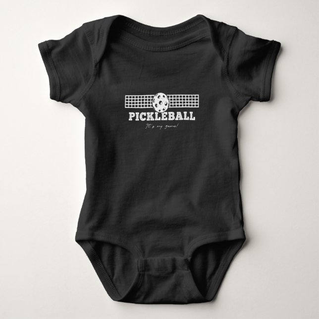 Pickleball Baby Bodysuit (Front)