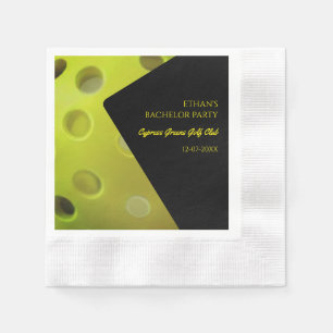 Pickleball Bachelor Party Classic Stylish dink Napkin