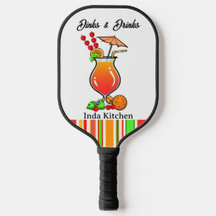 Pickleball Bachelorette Wedding Dinks & Drinks Pickleball Paddle