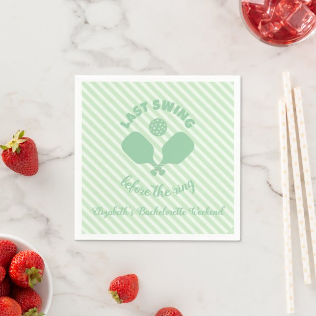 Pickleball Bachelorette Weekend Napkin (Insitu)