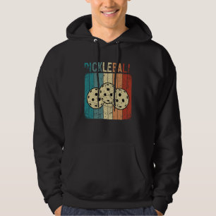 Pickleball Ball Retro Vintage 70's 80's  1 Hoodie