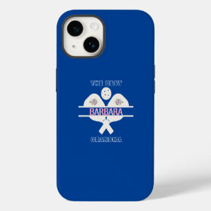 Pickleball Best Grandma Floral Paddle iPhone 14 Case
