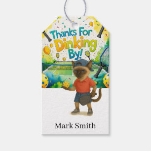 Pickleball Birthday Party Gift Tags