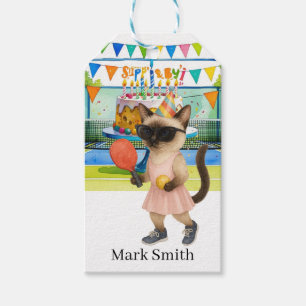 Pickleball Birthday Party Gift Tags