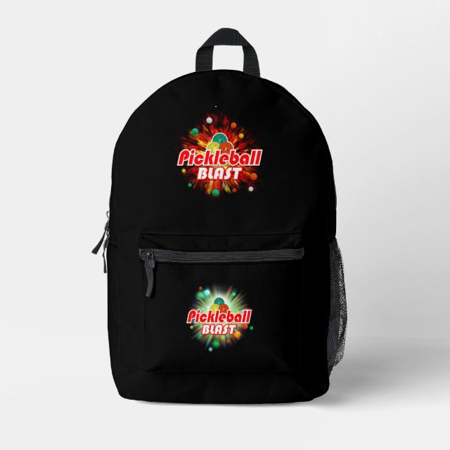 Pickleball Blast 2A 2C Options Print Cut Sew Bag (Front)