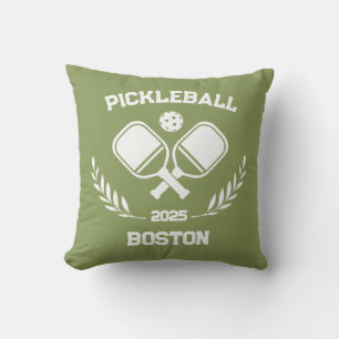 Pickleball Boston 2025 Custom Sage Green Cushion