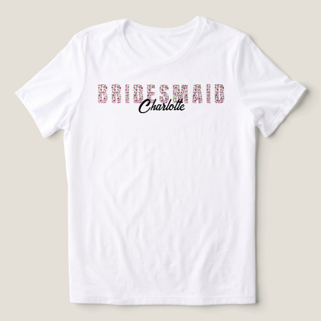 Pickleball Bridal Shower Dinks & Drinks Customised Tri-Blend Shirt (Design Front)