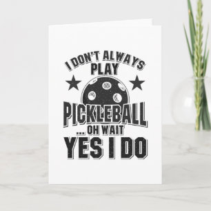Pickleball Card