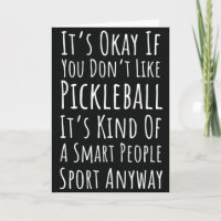 Pickleball Cards for Fans Players Lovers Women Men