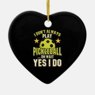 Pickleball Ceramic Tree Decoration