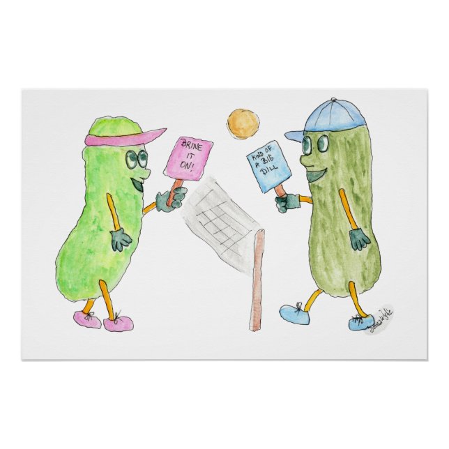Pickleball Champion Poster (Front)