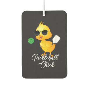 Pickleball Chick Funny Pickleball Car Air Freshener