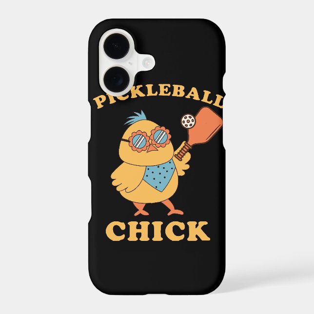 Pickleball Chick - retro (Back)