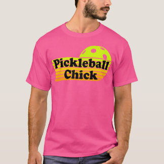 Pickleball Chick Retro Vintage Funny Pickleball T-Shirt