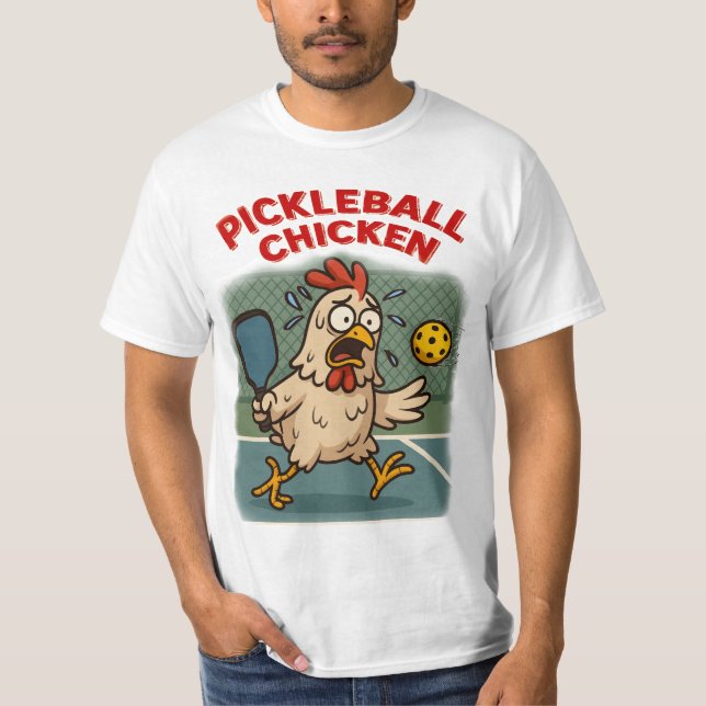 Pickleball Chicken T-Shirt (Front)