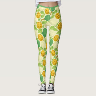 Pickleball Chinese Snowball Viburnum Leggings
