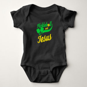 Pickleball Christian Jesus T- Player Dink Baby Bodysuit