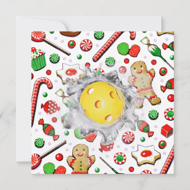 Pickleball Christmas Cards (Front)
