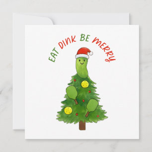 Pickleball Christmas  Holiday Card