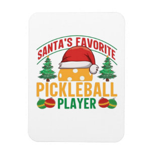 Pickleball Christmas  Magnet