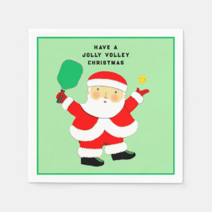 Pickleball Christmas Party Napkin