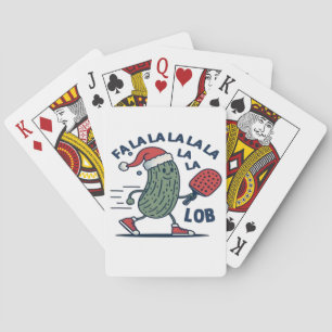 Pickleball Christmas Playing Cards