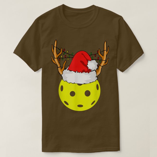 Pickleball Christmas  T-Shirt (Design Front)