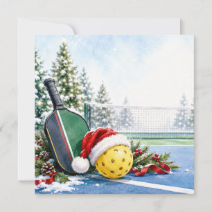 Pickleball Christmas themed  Holiday Card