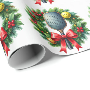 Pickleball Christmas themed Wrapping Paper