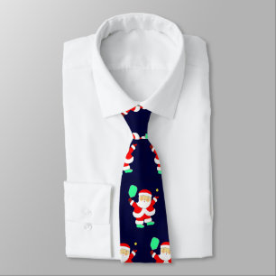 Pickleball Christmas Tie