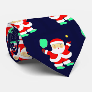 Pickleball Christmas Tie