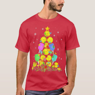 Pickleball Christmas Tree  T-Shirt