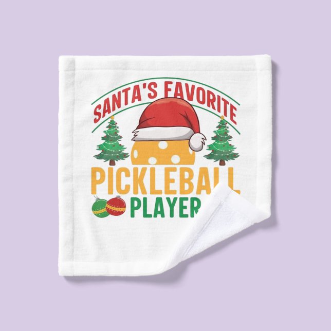 Pickleball Christmas  Wash Cloth (Wash Cloth)