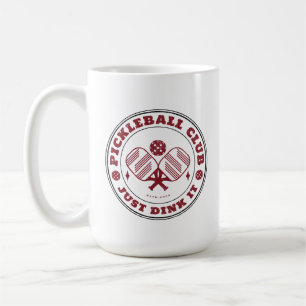 Pickleball Club Just Dink It Vintage Coffee Mug