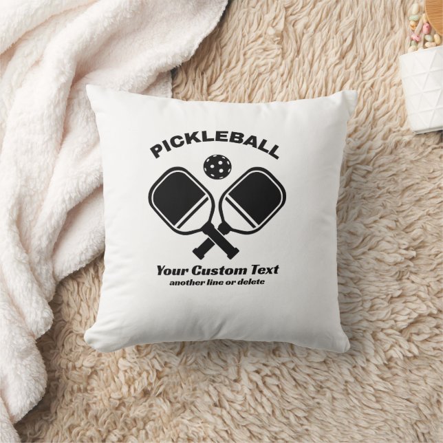 Pickleball Club Pickleball Paddle & Ball Custom Cushion (Blanket)