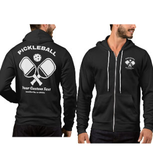 Pickleball Club Pickleball Paddle & Ball Custom  Hoodie