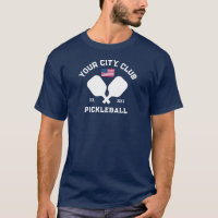 Pickleball Club Team Player USA American Flag