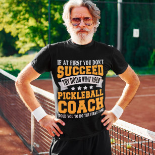 Pickleball Coach Funny Saying Pickle Sport T-Shirt