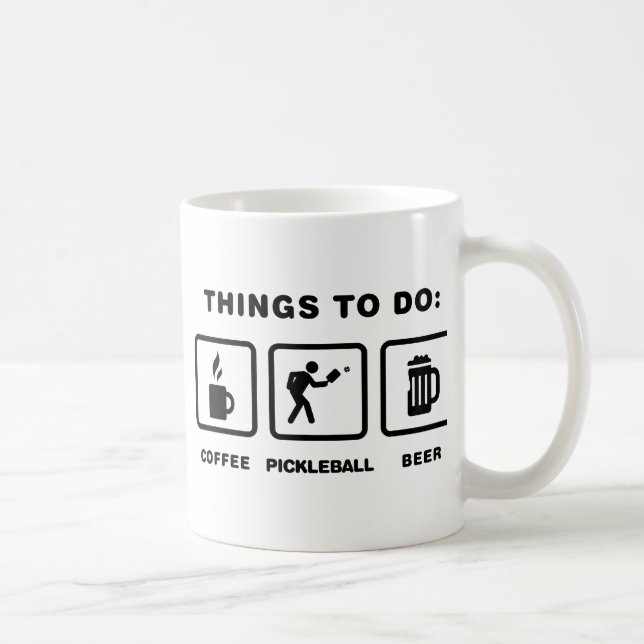 Pickleball Coffee Mug (Right)