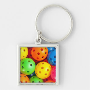 Pickleball Colourful Key Ring