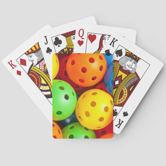 Pickleball Colourful Playing Cards (Back)